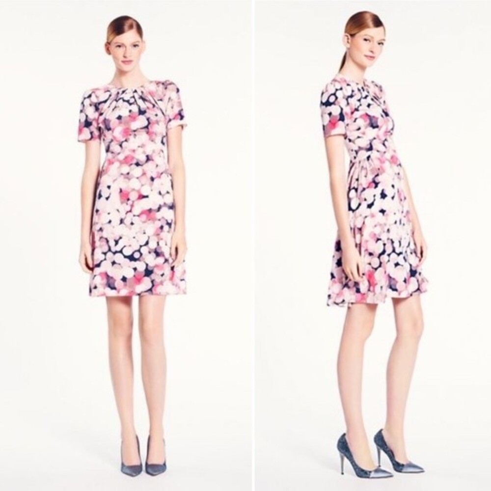 Kate Spade All That Glitters Joliet Silk Fit Flare Dress Size 0